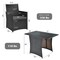 Costway 3PCS Patio Rattan Furniture Set Cushion Sofa Armrest Garden Deck